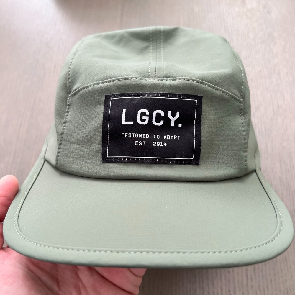 Lululemon Fleece Lined Baseball Hat Running Green Cap S-M LGCY Fall Packable
